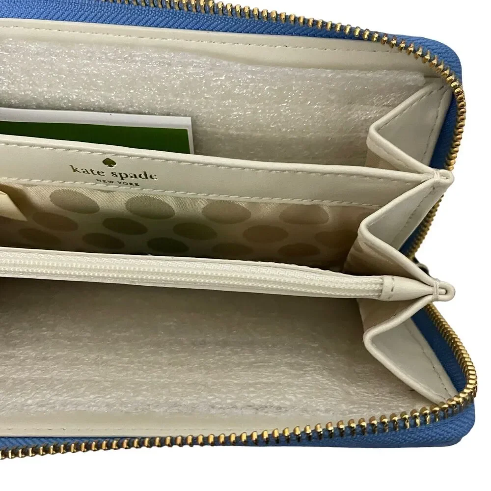 Kate Spade Striped Set Maise Cedar Street Handbag & Zip Around Wallet Multicolor